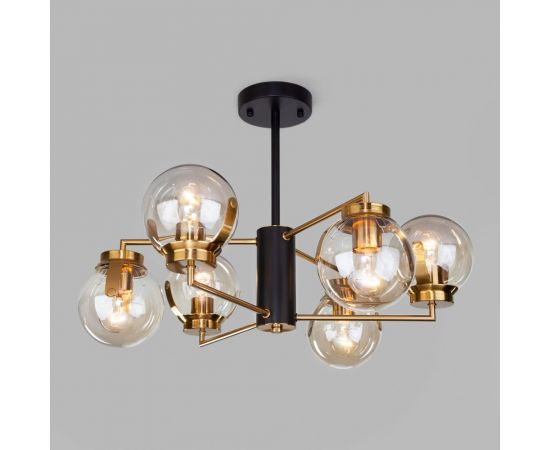 Eurosvet 70118/6 / потолочный светильник / черный a052239 