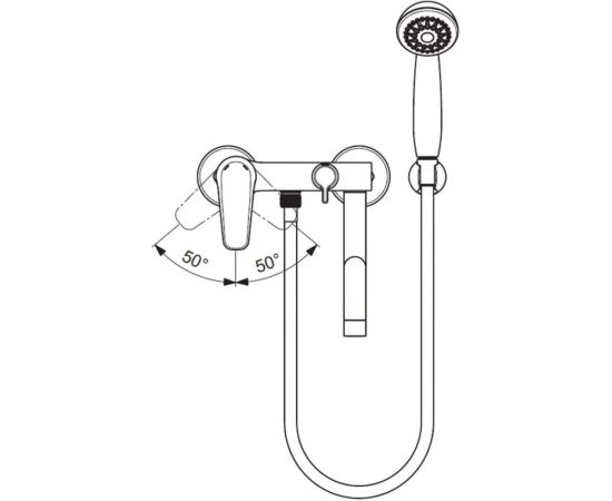 VIDIMA Баланс смеситель для ванны/душа BA268AA – изображение 2