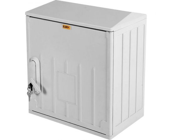 ЦМО Шкаф электротехнический настенный, антивандальный сплошная дверь, серый EPV-400.400.250-1-IP54 – изображение 2