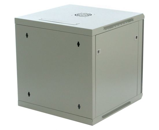 Телекоммуникационный настенный серверный шкаф W&T 19 дюймов 9U 600x500мм серый C096050GWTWOF – изображение 2