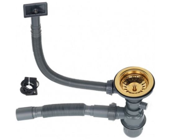 MELANA Мойка 5343 ProfLine 3,0/220 ЗОЛОТО врезная прямоугольная D5343HG золото – изображение 2