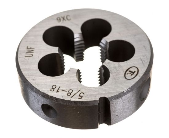 Дюймовая плашка ТехноСталь 5/8"-18 UNF 60 9ХС t254066 – изображение 2