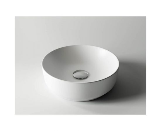 Ceramica Nova Умывальник чаша накладная круглая цвет Белый Матовый Element 355х355х125мм CN6006 – изображение 3