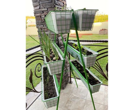 НАЙДИ Вертикальный огород 6 кашпо GO66018 – изображение 3