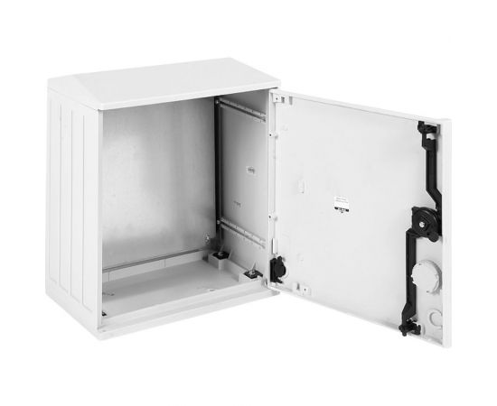 ЦМО Шкаф электротехнический настенный, антивандальный сплошная дверь, серый EPV-400.400.250-1-IP54 – изображение 3