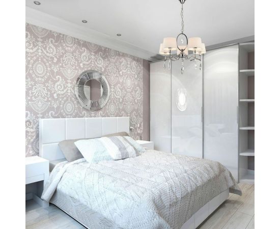 Eurosvet 10127 5 подвесной светильник хром прозрачный хрусталь Strotskis a054435 – изображение 3