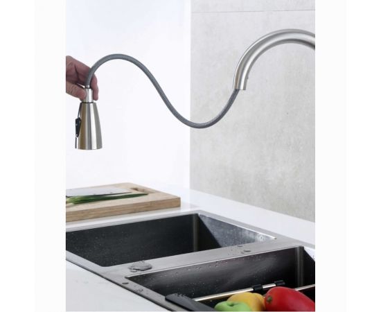 Лейка аэратор ПРОФСАН ПСМ двухрежимная, для кухонного смесителя с выдвижным изливом PSM-123 – изображение 3