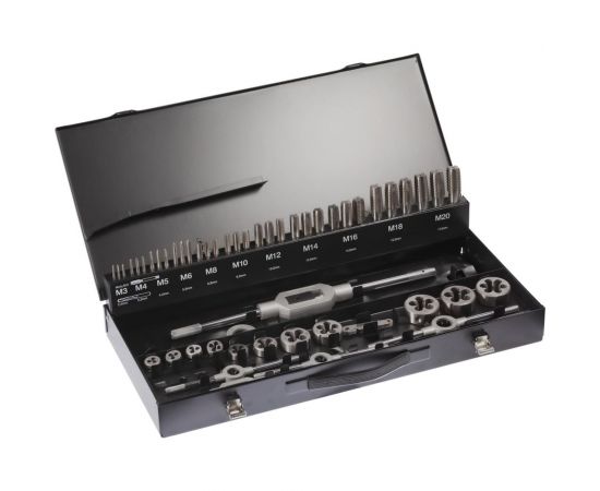 Terrax by RUKO Резьбонарезной набор M3-M20 HSS-G, 54шт A245040 – изображение 4