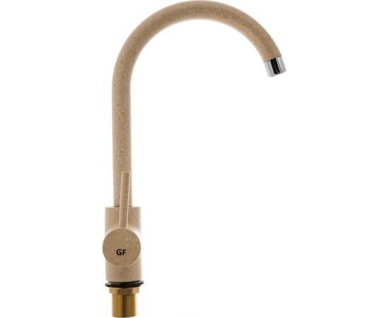 GranFest GF Смеситель для кухни боковой U-образ. D-35mm бежевый 7651 беж – изображение 4