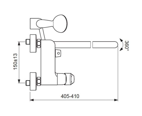 VIDIMA Баланс смеситель для ванны/душа BA268AA – изображение 4