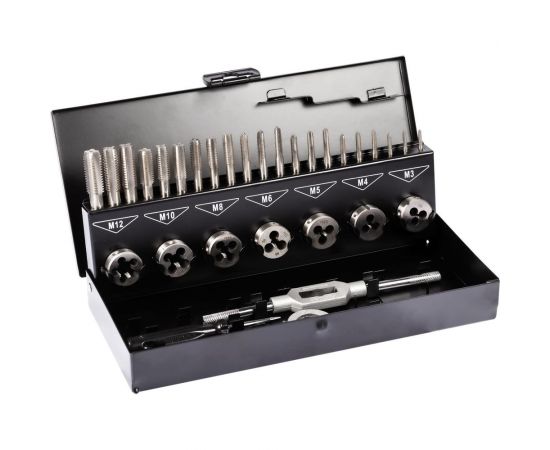 Terrax by RUKO Резьбонарезной набор M3-M12 HSS, 31шт A245013 – изображение 4