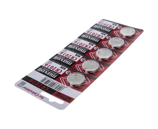 Литиевая батарейка MAXELL CR2016 BL-5 80131272 – изображение 5