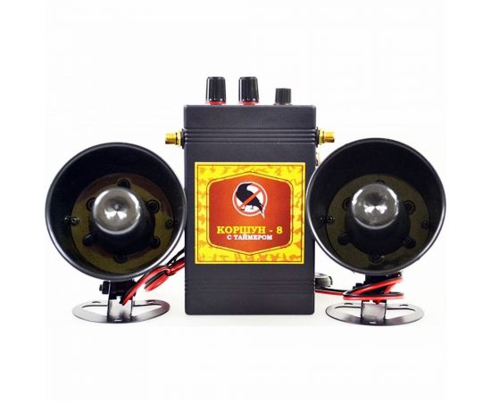 Биоакустический отпугиватель птиц Коршун Korshun-8 от мелких и врановых птиц с 2 динамиками 13 – изображение 5