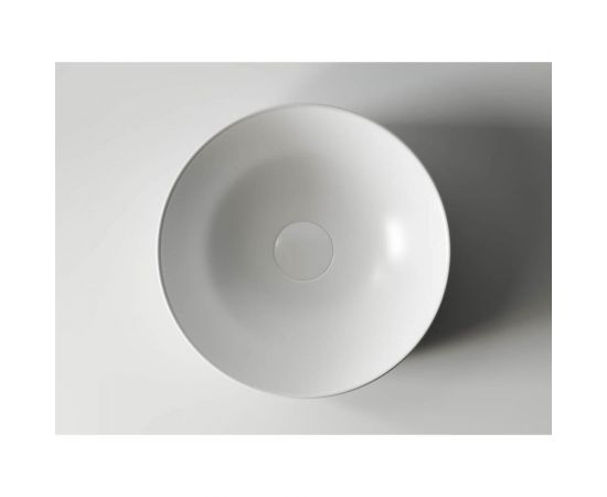 Ceramica Nova Умывальник чаша накладная круглая цвет Белый Матовый Element 355х355х125мм CN6006 – изображение 5