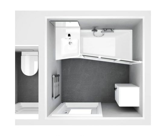 RAVAK Ванна BE HAPPY II 170х75 Р белая C951000000 – изображение 6