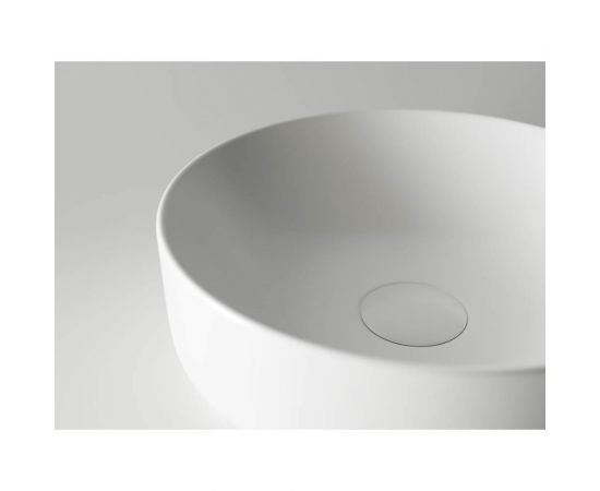 Ceramica Nova Умывальник чаша накладная круглая цвет Белый Матовый Element 355х355х125мм CN6006 – изображение 6