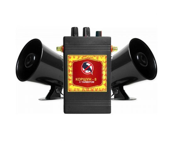 Биоакустический отпугиватель птиц Коршун Korshun-8 от мелких и врановых птиц с 2 динамиками 13 – изображение 6