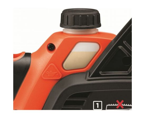 Black+Decker Акк цепная пила, 36В, 2.0Ач, 30 см GKC3630L20 – изображение 9