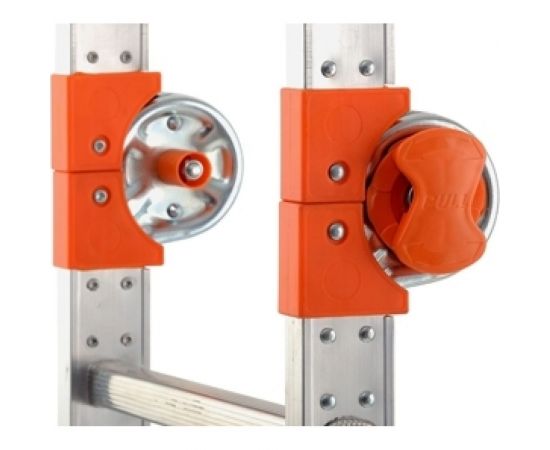 Gierre Лестница-стремянка шарнирная телескопическая PEPPina Acal 100 Gigante, 4х5 перекладин AL004 – изображение 9