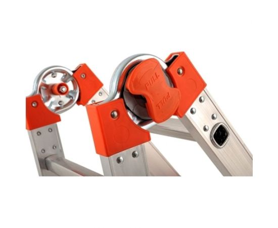 Gierre Лестница-стремянка шарнирная телескопическая PEPPina Acal 100 Gigante, 4х5 перекладин AL004 – изображение 10