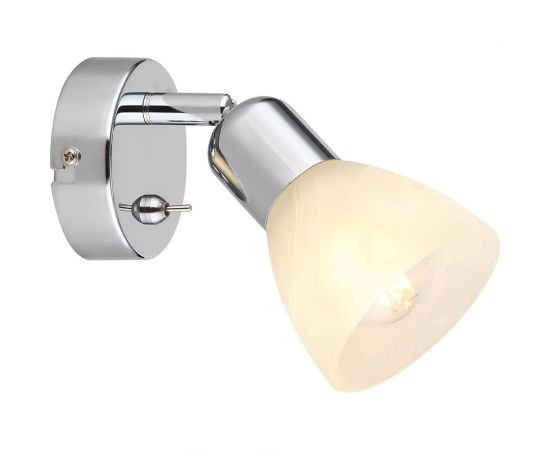 Настенно-потолочный спот Rivoli Keila 7051701 1xЕ14 40 Вт поворотный с выключателем Б0054678 