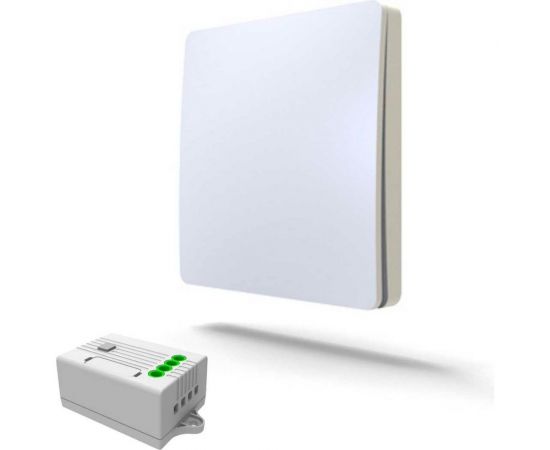 Умный беспроводной 1-клавишный выключатель GRITT Space белый комплект: 1 выключатель, 1 реле, IP67, 1000 Вт 13113 