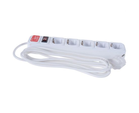 Сетевой фильтр СОЮЗ ПВС 3*0,75, белый, 3м 1325 