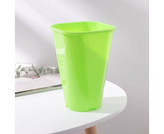 Горшок для цветов СИМАЛЕНД Роза 2 л, 14 см, 20 см, зеленый 4047793 