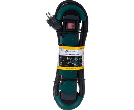 Удлинитель Electraline 4Р с выключателем H07RN-F 3x1,5-4М 16А 62085 