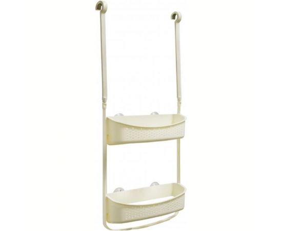 Полка для ванной комнаты Raindrops 2-х ярусная, на присоске W5682 