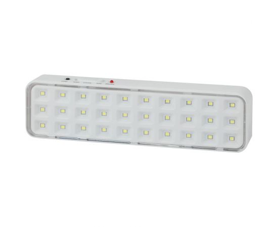 Светильник светодиодный ЭРА, DBA102020, аварийный, непостоянный, 30LED, 5ч, Б0044395 