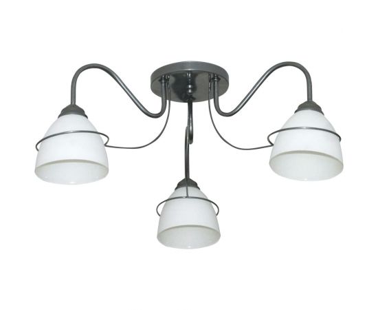 Светильник ЭЛЕТЕХ Атлас 131 хром Плафон 0898 НСБ 01-3х60-196 Е27 ИУ 1005404475 