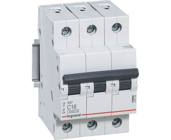 Автоматический модульный выключатель Legrand 3п C 32А 4.5кА RX3 Leg 419711 1199891 