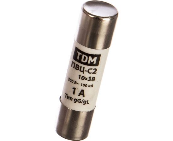 Плавкая вставка TDM ПВЦ-С2 10х38 1А SQ0729-0002 