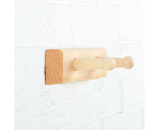 Вешалка Добропаровъ 2 крючка, липа 1253518 