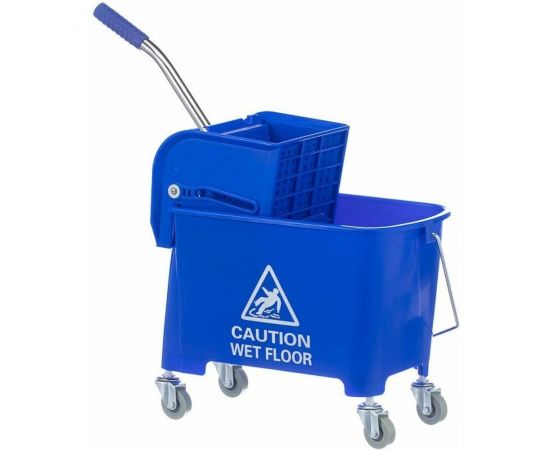 Пластиковое ведро с отжимом Baiyun 20 л., синий AF08068-B 