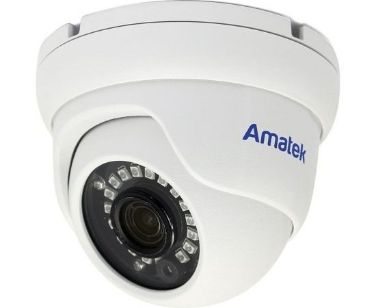 Купольная вандалозащищенная IP видеокамера Amatek AC-IDV402MX 2.8 mm 4Мп 7000651 