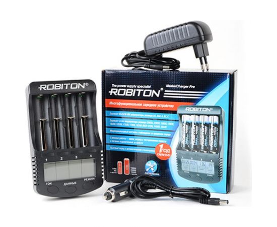 Интеллектуальное зарядное устройство Robiton MasterCharger Pro LCD 13613 