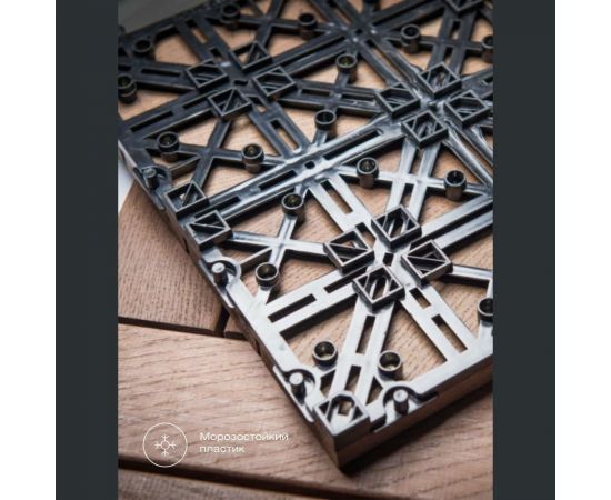 Садовый паркет Thermodecking Т10 термоясень, 18x300x300 мм, 6 шт. 4687202452439 – изображение 11