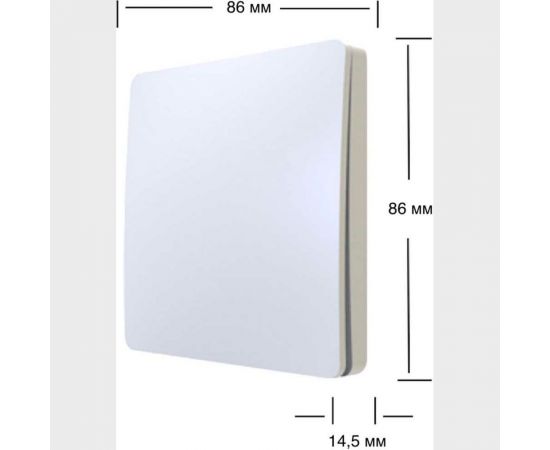 Умный беспроводной 1-клавишный выключатель GRITT Space белый комплект: 1 выключатель, 1 реле, IP67, 1000 Вт 13113 – изображение 2