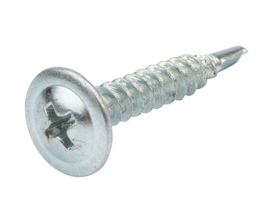 Саморез с прессшайбой KRANZ ПШС сверло, 4.2x25, 200 шт. KR-01-3362-005 – изображение 2