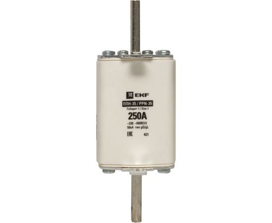 Плавкая вставка EKF ППН35 250А габарит 1 7105692 fus-35/250 – изображение 2