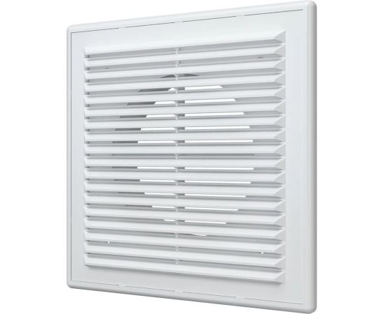 Решетка вентиляционная 2121R12F приточно-вытяжная (208x208 мм; с фланцем 125 мм; АБС) ERA 90-01118 – изображение 2