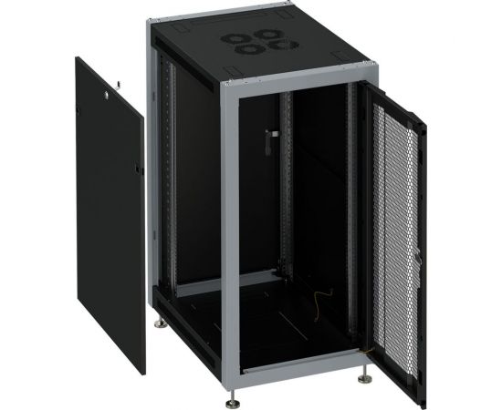 Серверный шкаф SYSMATRIX, 22U 600х600х1100 передняя дверь-перфорация, задняя сплошная, SL 6622 932 – изображение 2