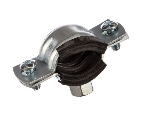 Трубный оцинкованный хомут с гайкой Зубр 1/2"", 1 шт. 37850-20-24-1 – изображение 2