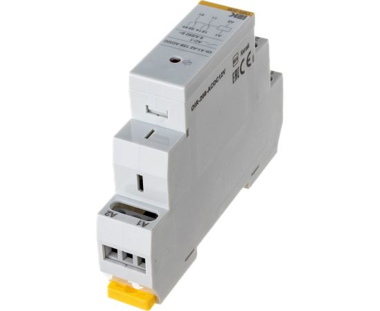 Промежуточное реле IEK OIR 2 контакта 8А 12В, AC/DC OIR-208-ACDC12V – изображение 3