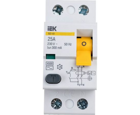 УЗО IEK MDV10-2-025-300 ВД1-63 – изображение 3
