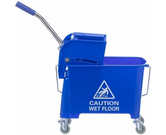 Пластиковое ведро с отжимом Baiyun 20 л., синий AF08068-B – изображение 3