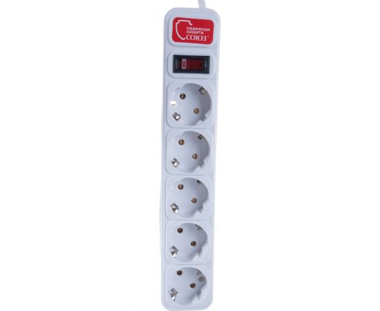 Сетевой фильтр СОЮЗ ПВС 3*0,75, белый, 3м 1325 – изображение 3