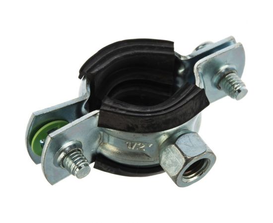 Трубный оцинкованный хомут с гайкой Зубр 1/2"", 1 шт. 37850-20-24-1 – изображение 3